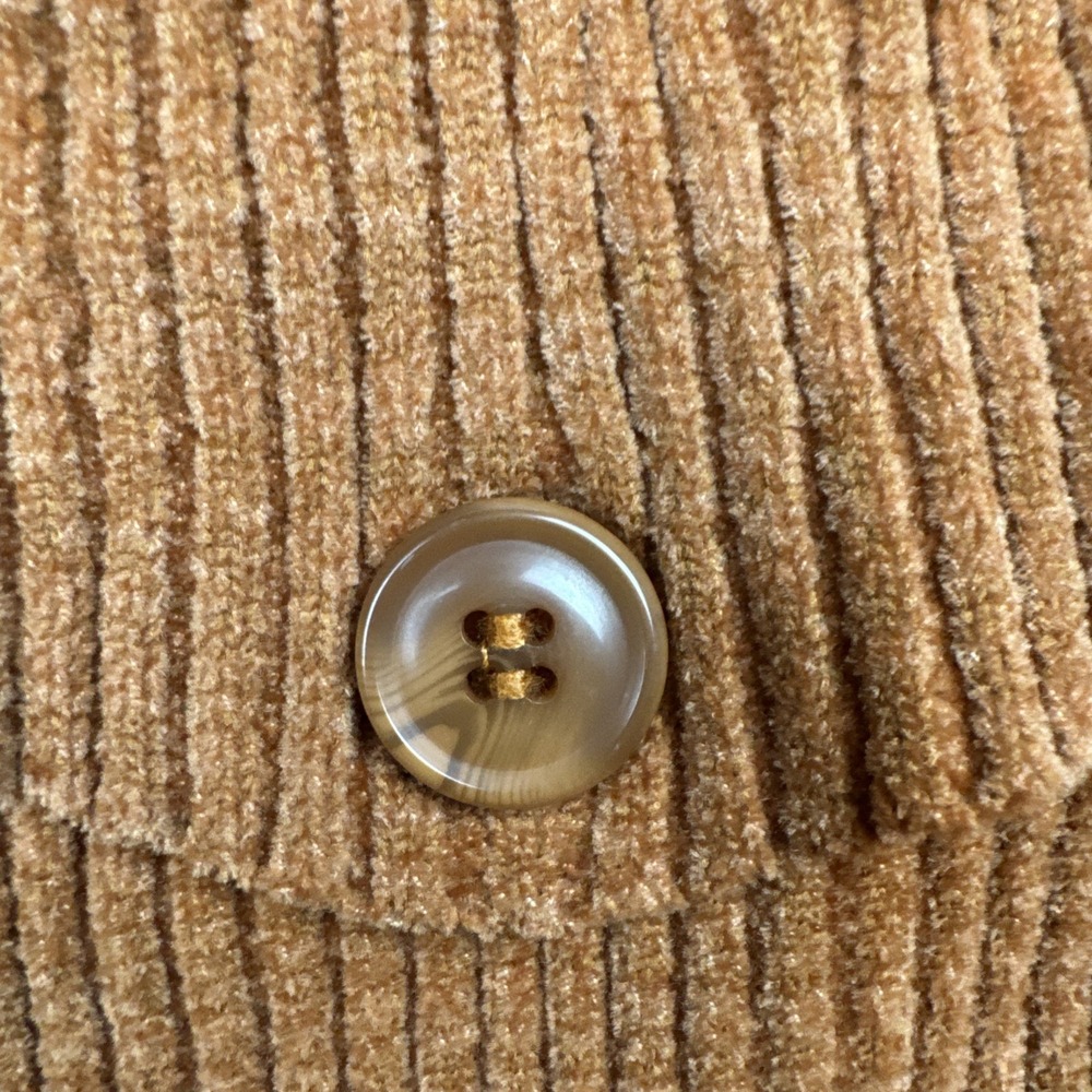 Pink Lily Sweater 2XL Plus Size Rust Ribbed‎ Knit Button Down Shacket Collared - Picture 4 of 7